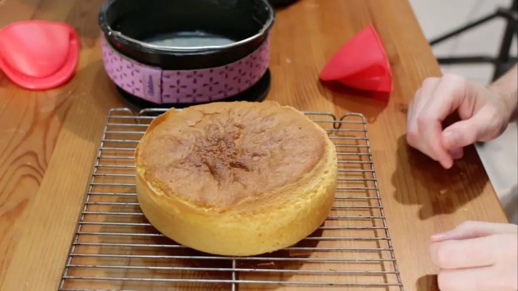 Air Fryer Cake - Supergolden Bakes