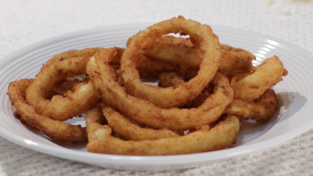 Air fryer Homemade Onion Rings - Healthy Fitness Meals