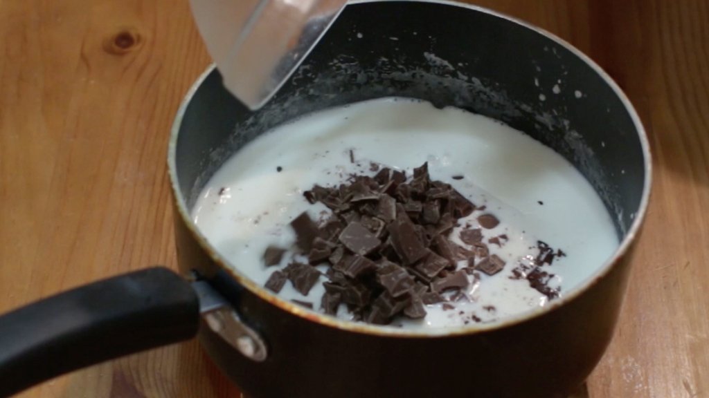 Melted chocolate 2025 and hot milk