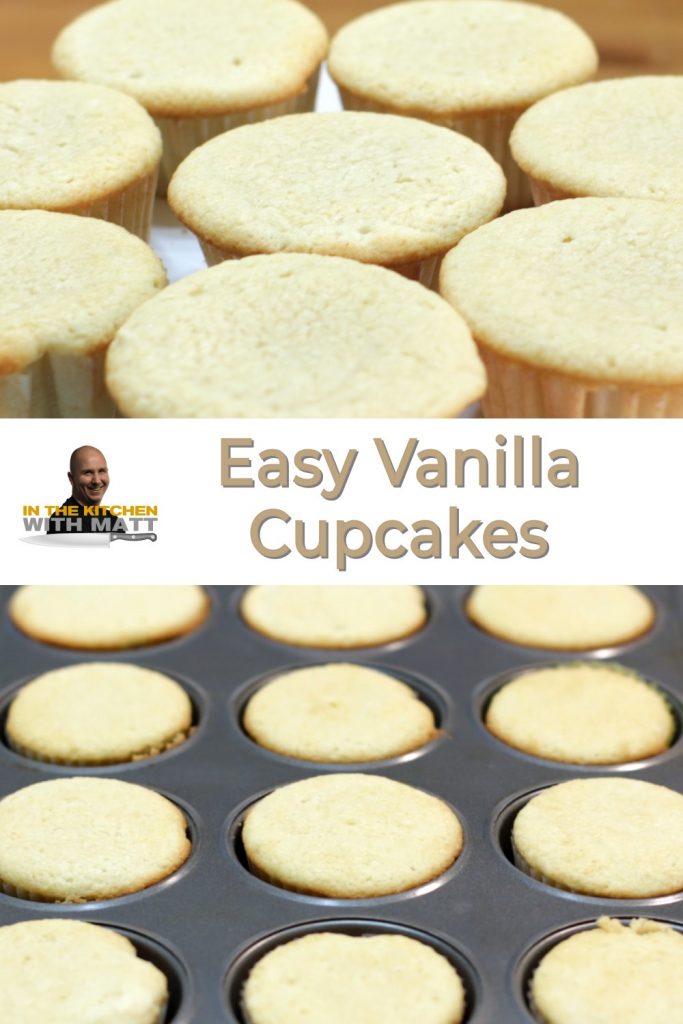 Easy Vanilla Cupcake Recipe | In the Kitchen with Matt